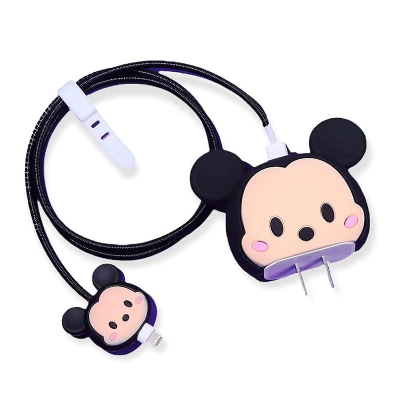 Charger Case and Cable Protector for iPhone (Mine mouse )