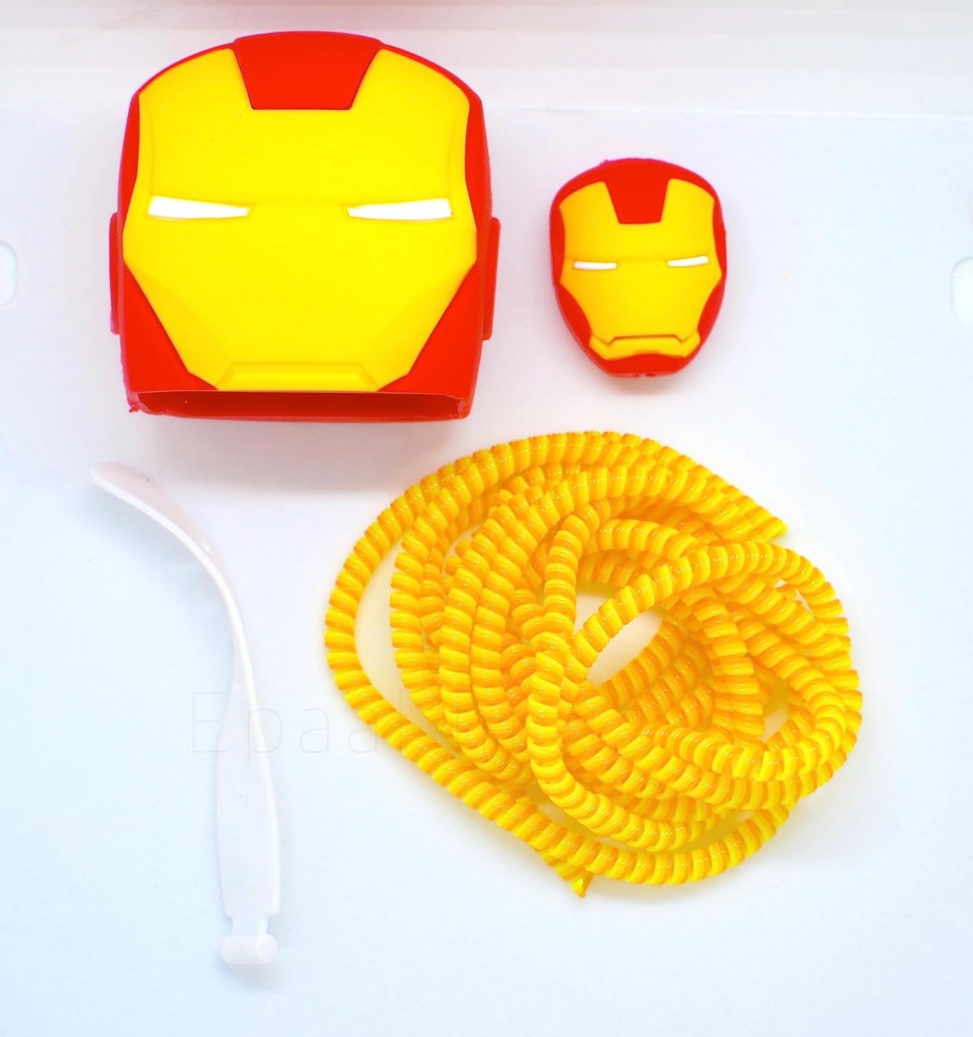 Charger Case and Cable Protector for iPhone (ironman)