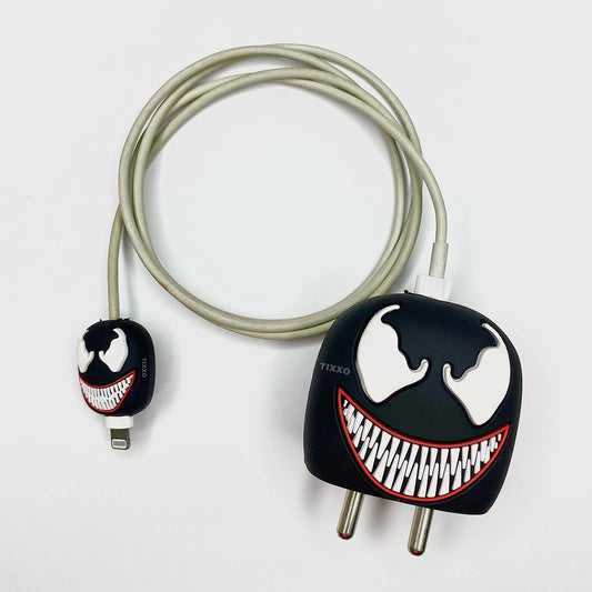 Charger Case and Cable Protector for iPhone  (VENOM )