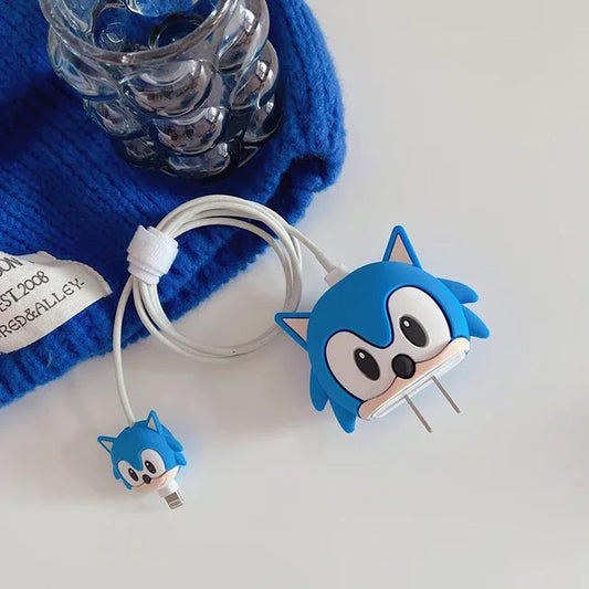 Charger Case and Cable Protector for iPhone (Sonic)